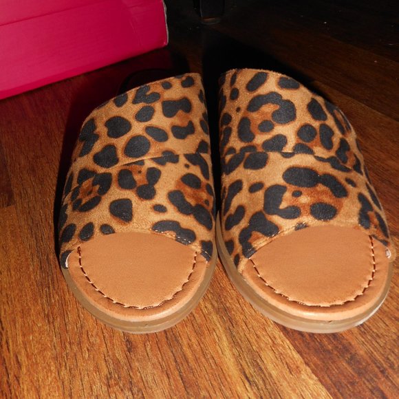 NIB Catherine Malandrino leopard sandals, 8 - Picture 4 of 9